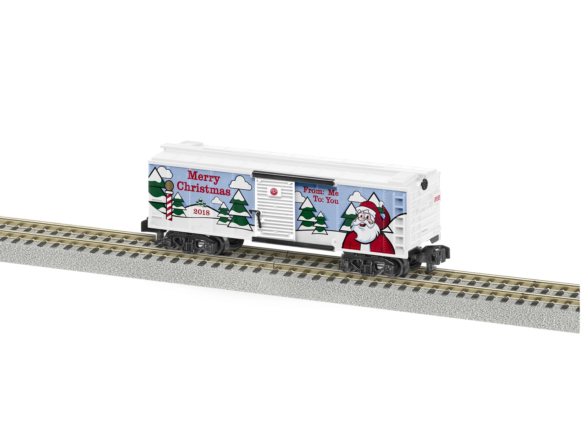American Flyer 6-44129 S 2018 Christmas Boxcar NIB