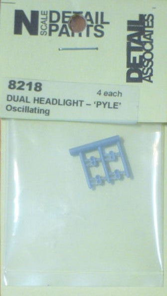 Detail Associates 8218 N Dual Headlight - Pyle Oscillating (Pack of 4)