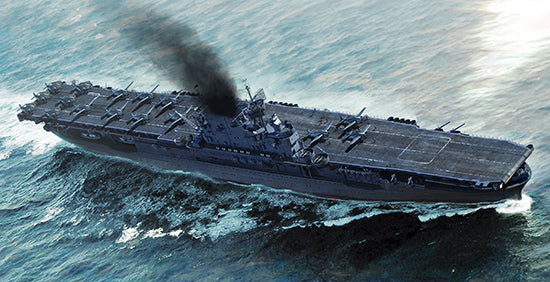 Trumpeter 06708 1:700 USS Enterprise CV-6 Aircraft Carrier Plastic Model Kit