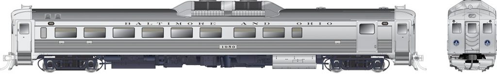 Rapido 16606 HO Baltimore & Ohio Budd RDC-2 Phase Ib Diesel Loco #1951