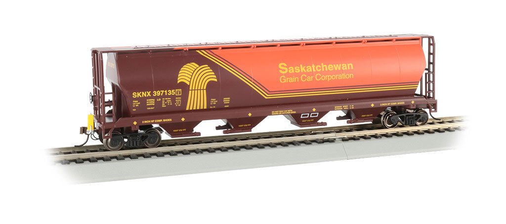 Bachmann 73802 HO Saskatchewan Cylindrical Grain Hopper with FRED #397135