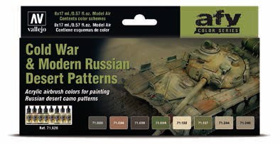 Vallejo Paint 71620 Cold War & Modern Russian Desert Patterns Model Air Paints