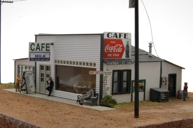 JL Innovative Design 681 HO Rockfish CafÃ© Wooden Kit w/Interior