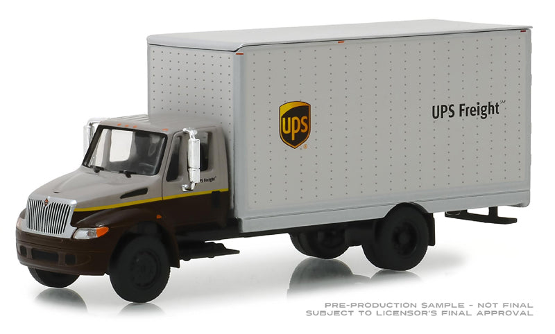 Greenlight Collectibles 33150-B 1:64 UPS Freight - 2013 International Box Van