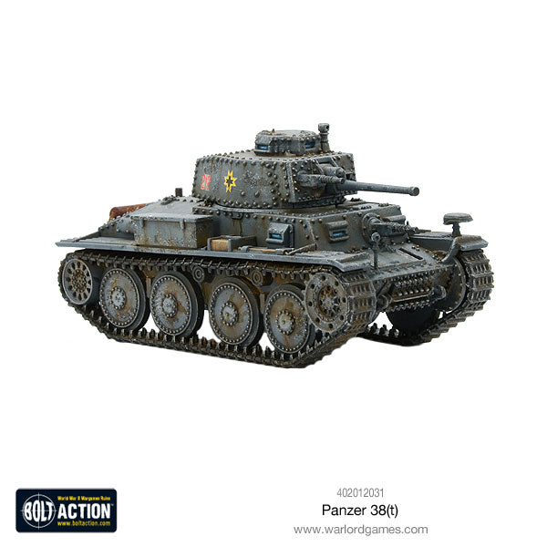 Bolt Action 402012031 1:56 Panzer 38(T) Plastic Model Kit