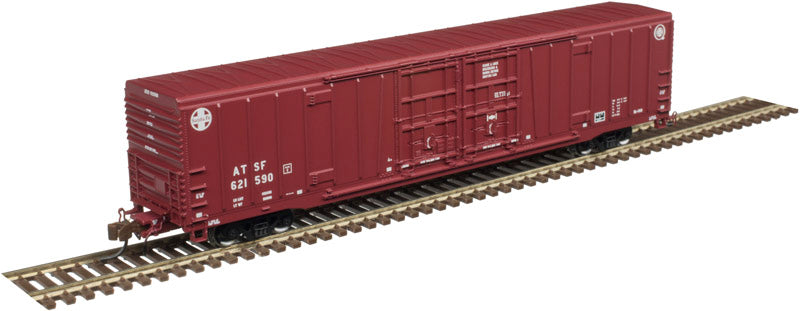Atlas 50004058 N ATSF BX-166 60 ft Double Door Boxcar #621590 LN/Box