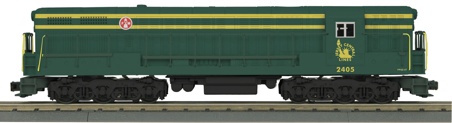MTH 30-20494-1 O Jersey Central FM Train Master Diesel Engine with PS 3.0 #2405