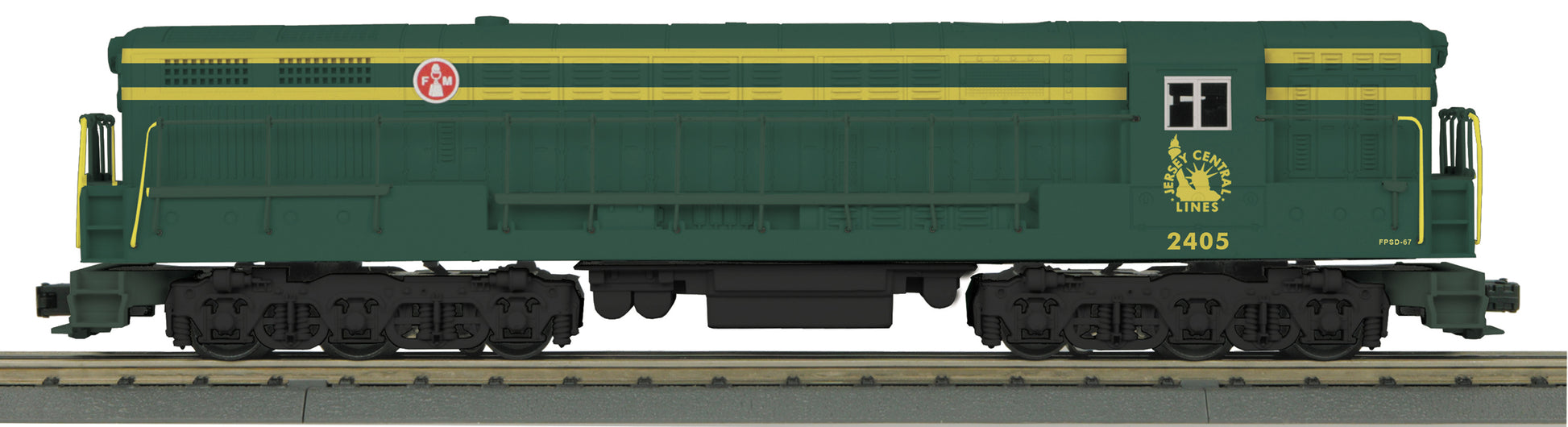 MTH 30-20494-1 O Jersey Central FM Train Master Diesel Engine with PS 3.0 #2405