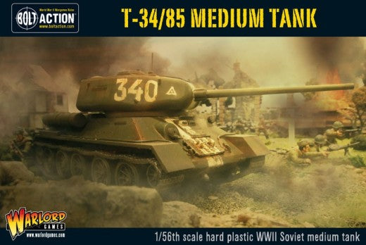 Bolt Action 14004 1:56 28mm Bolt Action - WWII T34/85 Soviet Medium Tank Kit
