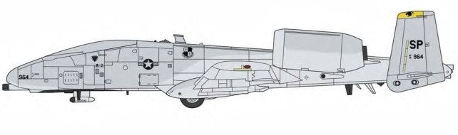 Hasegawa 02307 1:72 A10 Thunderbolt II UAV Modern U.S. Jet Attacker Plane Kit