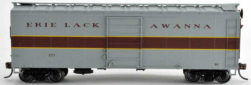Bowser 41776 HO Erie Lackawanna 40' Steel Side Box Car Ready To Run #180