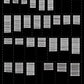 City Classics 717 HO Scale Crooked and Uneven Window Blinds
