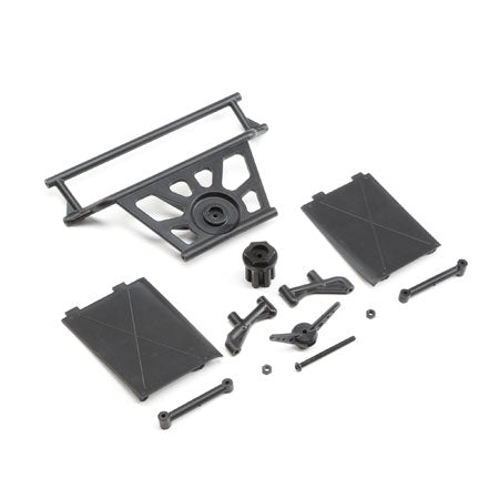 Losi 251078 Super Rock Rey Cage Rear, Tower Supports & Mud Guards