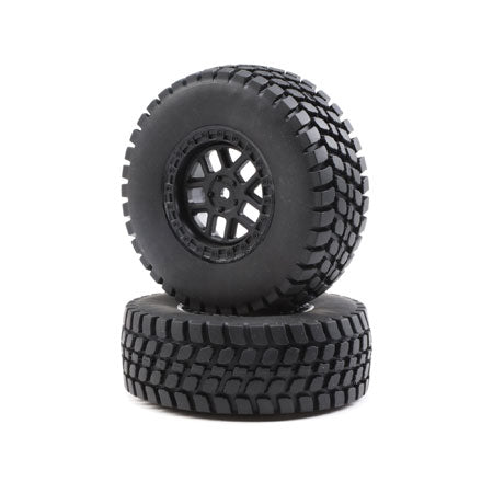 Losi 43025 BR Alpine Wheel and Tire Mounted (Pack of 2)