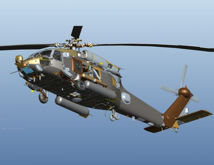 Kitty Hawk Models 50008 1:35 SH-60F Rescue Hawk Helicopter Plastic Model Kit