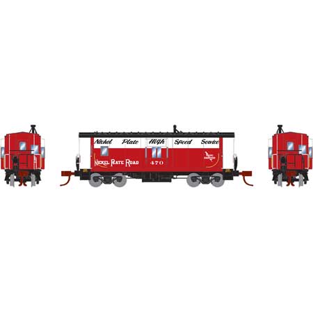 Athearn 26722 N Nickel Plate Road Bay Window Caboose #470
