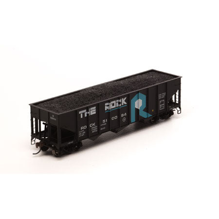 Athearn 70276 HO Rock Island 40' 3-Bay Ribbed Hopper with Load #510094
