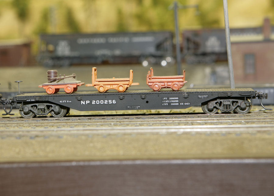 Central Valley Models 1003 HO Northern Pacific 41' Flat Car (Set of 2)