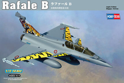 Hobby Boss Models 87245 1:72 Dassault French Rafale B Military Plane Kit
