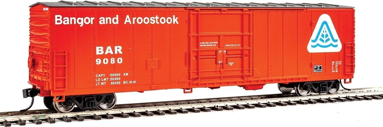 Walthers 910-2041 HO Bangor & Aroostook 50' Insulated Ready to Run Boxcar #9065