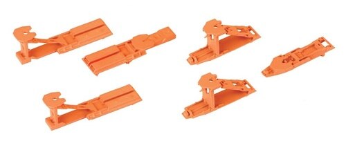 Walthers 920-6060 HO Trailer Hitch Accessory Pack Kit (Pack of 6)