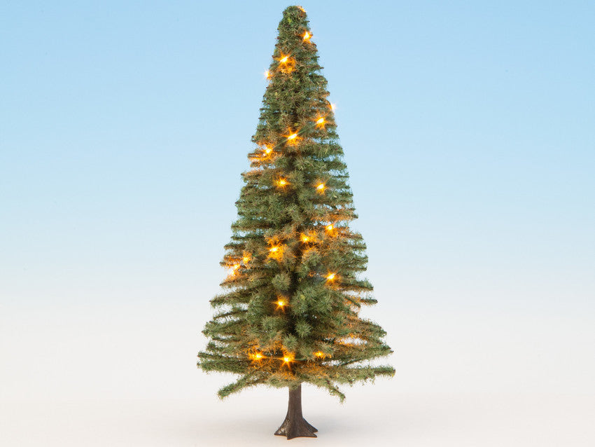 Noch 22131 HO/TT/O Illuminated Christmas Tree 4.72"