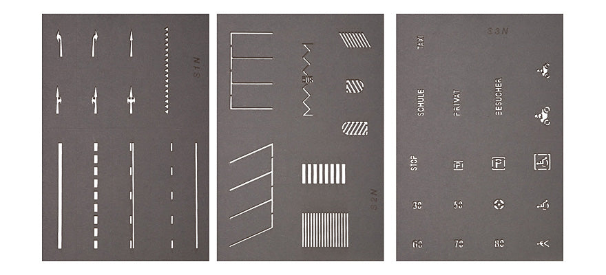 Noch 34240 N Street Marking Templates