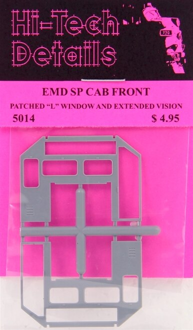 Hi-Tech Details 5014 HO EMD Southern Pacific Cab Front Patched L Window