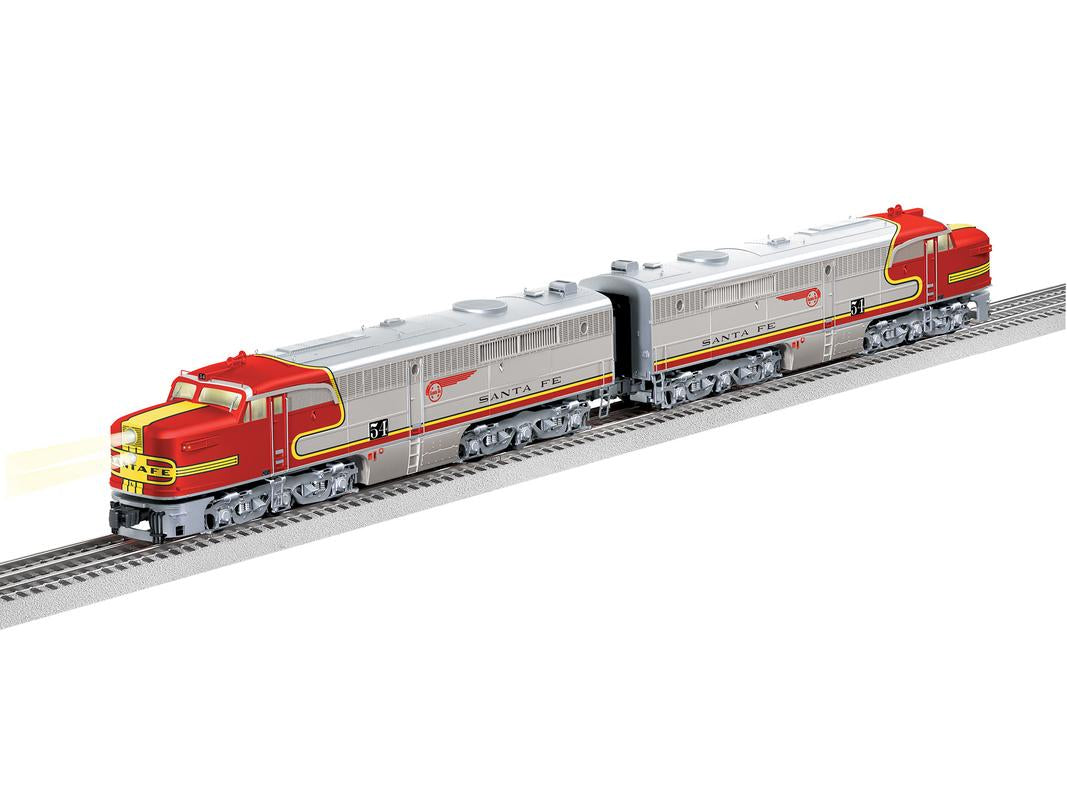 Lionel 1933160 O Santa Fe Legacy Alco PA AA-Set Diesel Locomotive #54