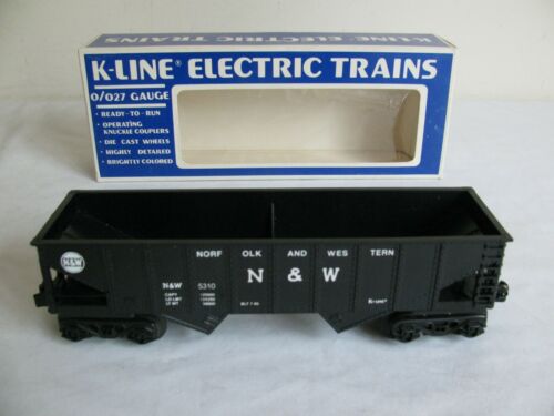 K-Line K5310 O Gauge Norfolk & Western 2-Bay Hopper