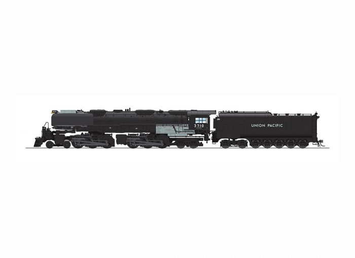 Broadway Limited 5824 HO Union Pacific Challenger 4-6-6-4 Steam Locomotive #3710