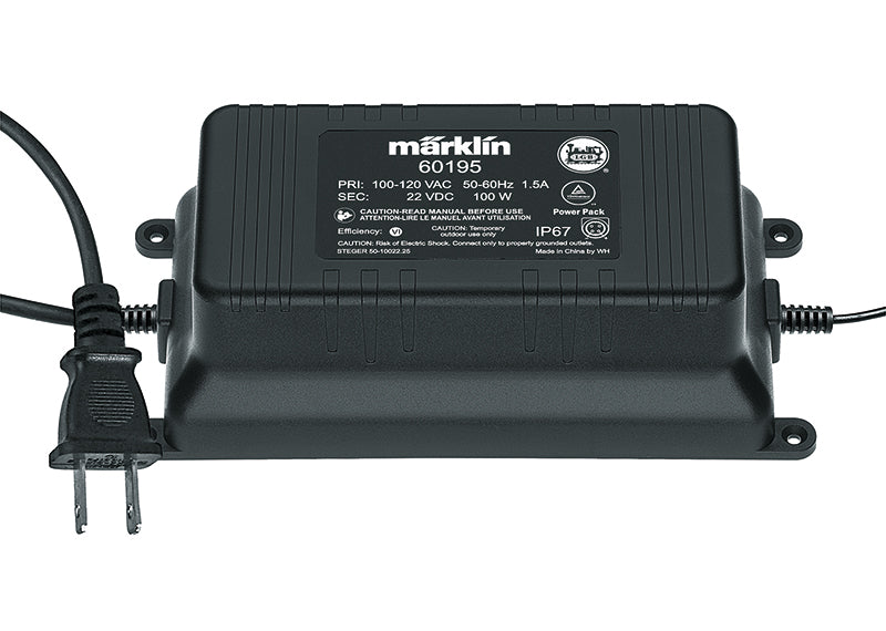 Marklin 60195 1 Gauge Switch Power Pack 120V/100VA
