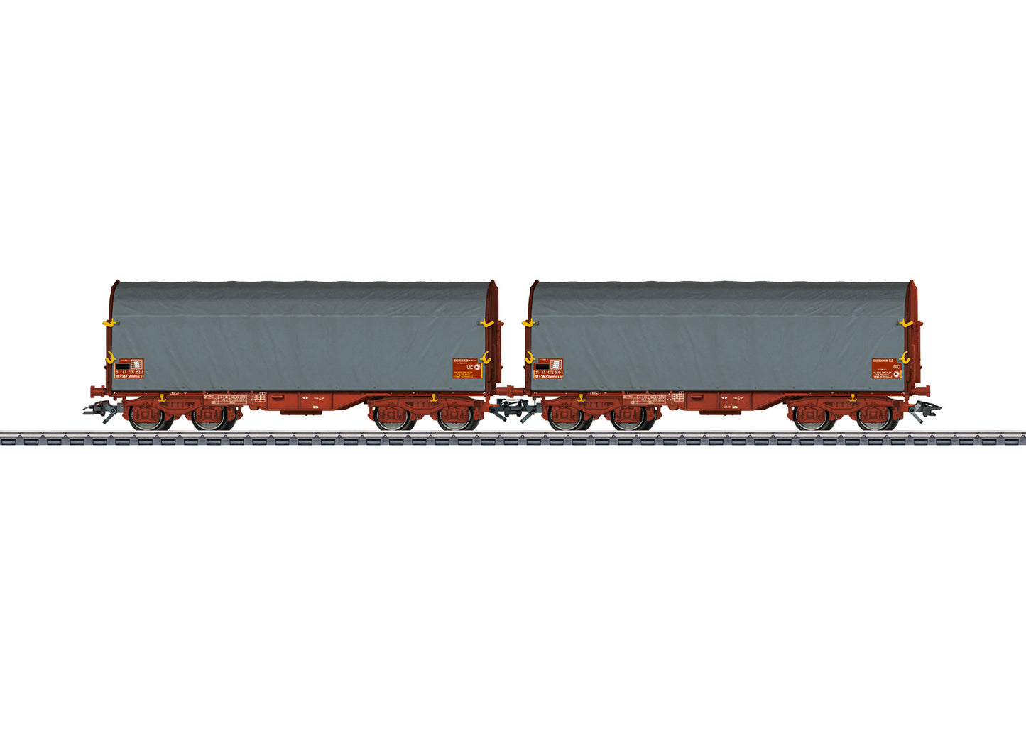 Marklin 47218 HO French State Railways Sliding Tarp Car (Set of 2)