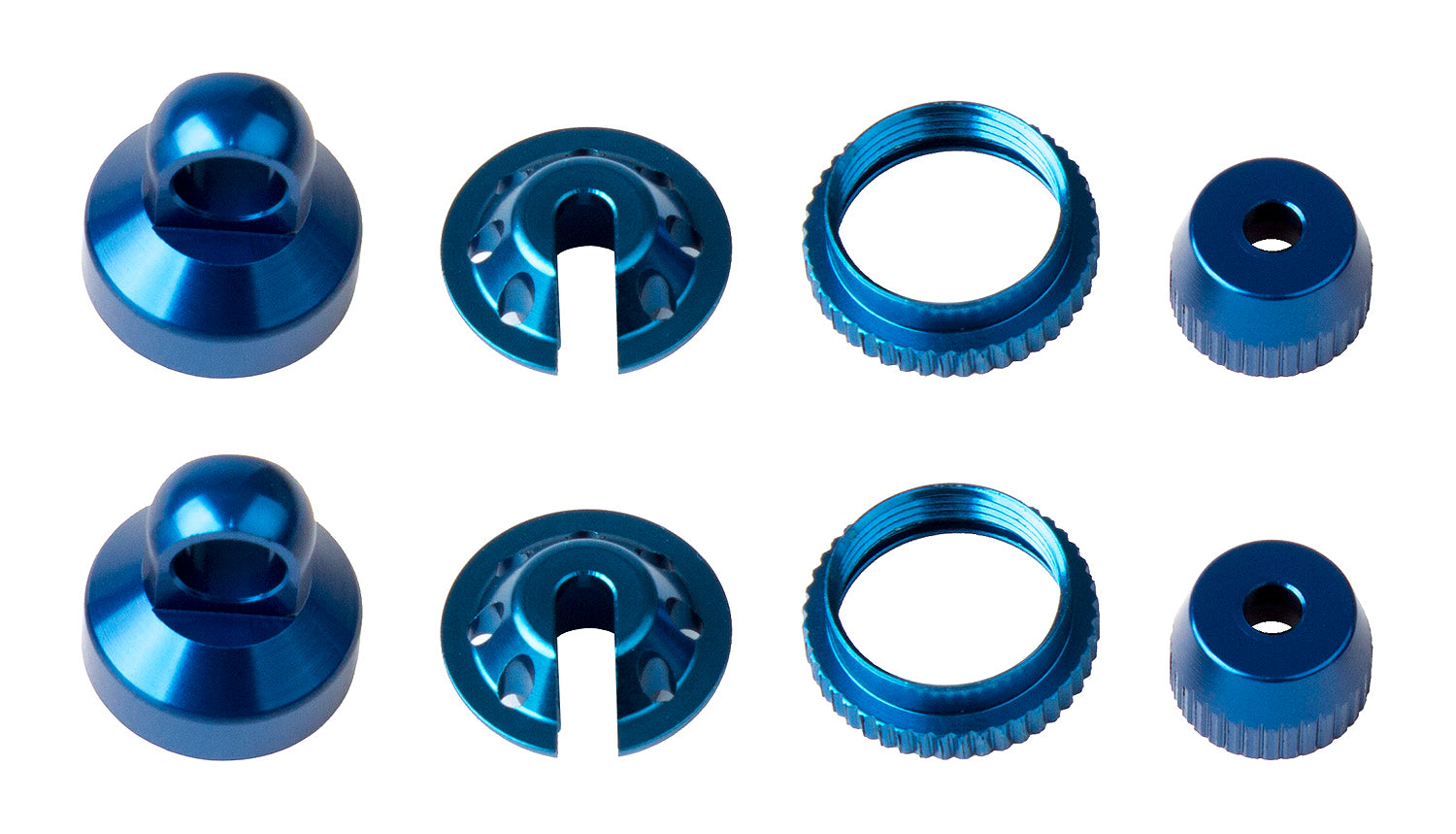Team Associated 42085 Enduro Blue Aluminum Shock Parts