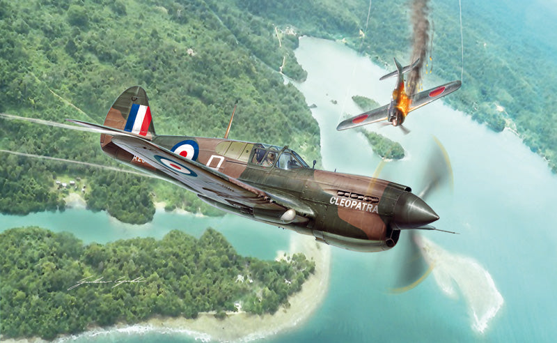 Italeri 2795 1:48 P-40 E/K tyhawk Fighter Military Aircraft Plane Model Kit