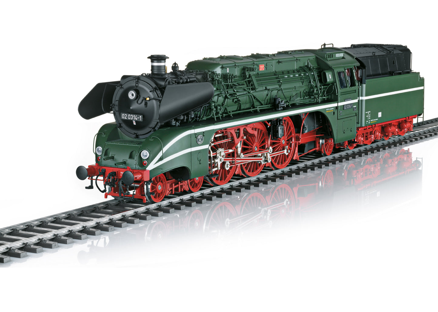 Marklin 55127 1 Gauge GR/DR 02 Steam Locomotive with DCC & Sound #02 0314-1