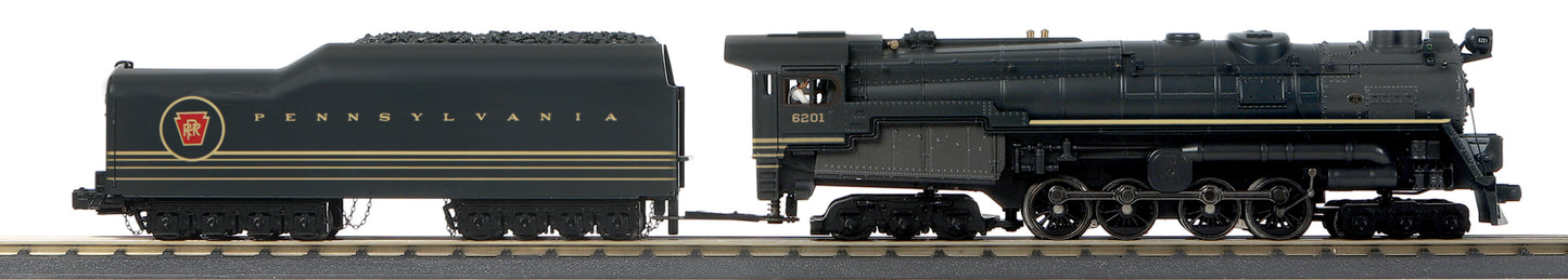 MTH 30-1786-1 O Pennsylvania 6-8-6 Imperial S-2 Turbine Steam Loco #6201 w/ PS3