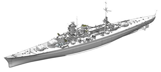 Dragon 1062 1:350 1940 German Battleship Scharnhorst Ship Kit