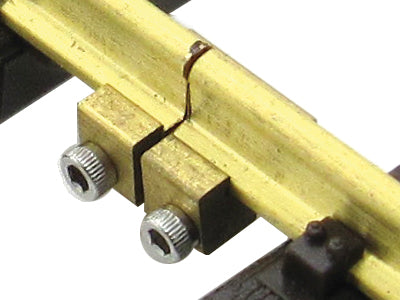 Accucraft G102-02 Universal Brass Rail Clamp, Over Rail, Side-Split (Set of 10)