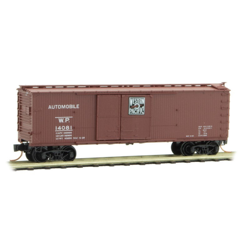Micro-Trains 04100050 N Western Pacfic 40' Double Sheathed Boxcar #14081