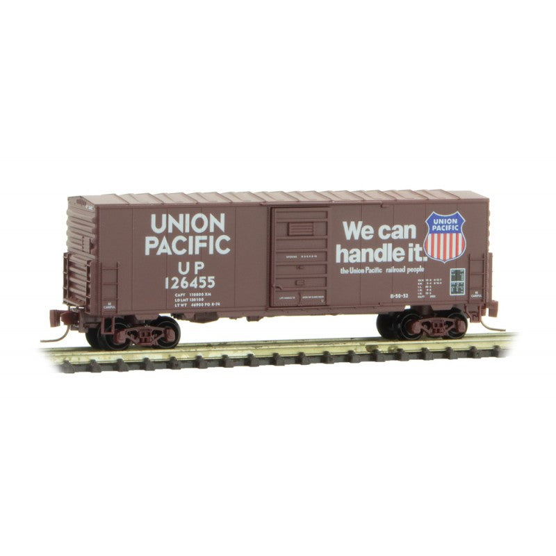 MicroTrains 50300191 Z Union Pacific 40' Standard Boxcar #126455