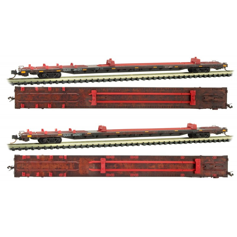 Micro-Trains 99305510 N QUAX 89' Flatcars