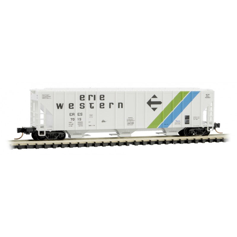 Micro-Trains 09900210 N Erie Western 3-Bay Evans Covered Hopper #7015