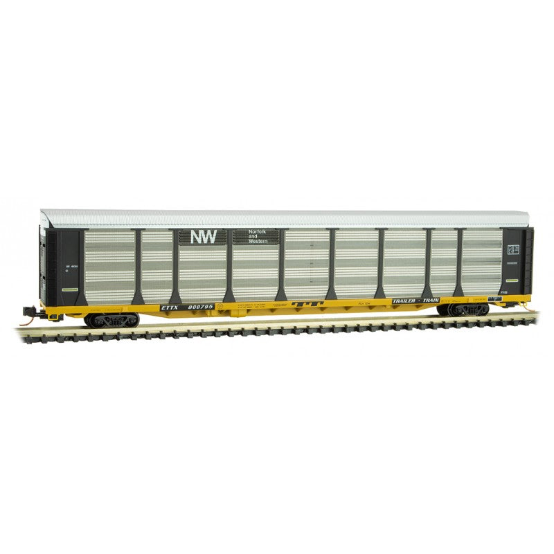 Micro-Trains 11100330 N N&W 89' Tri-Level Enclosed Autorack #800795