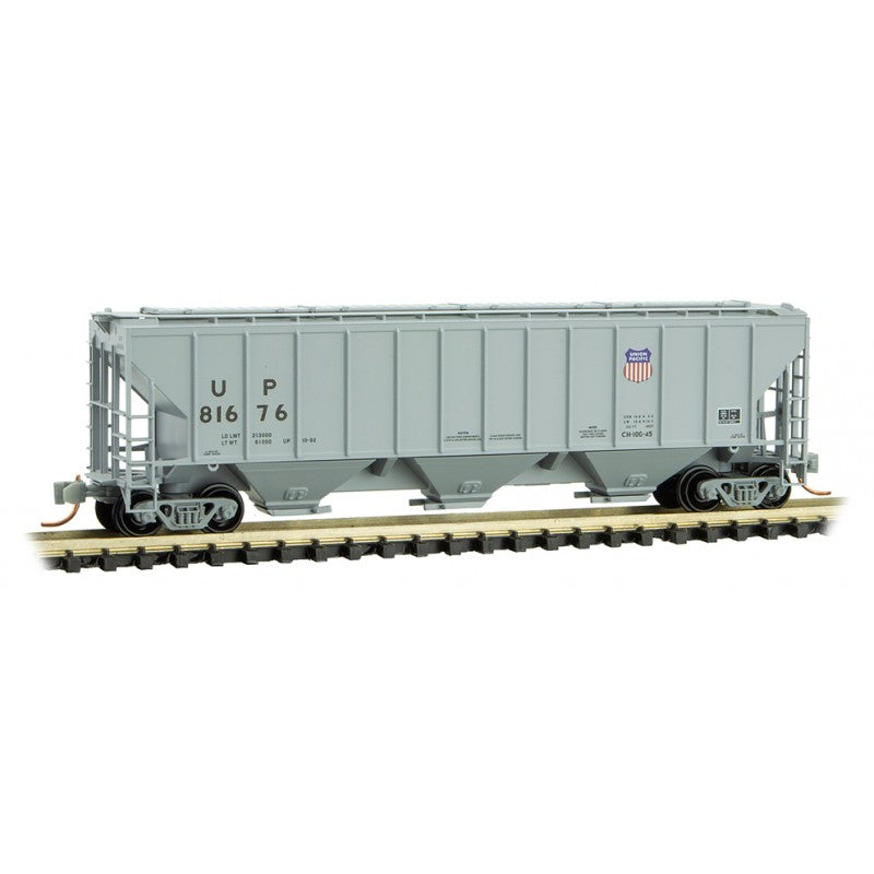 Micro-Trains 09600191 N Union Pacific PS-2 3-Bay High Side Covered Hopper #81676