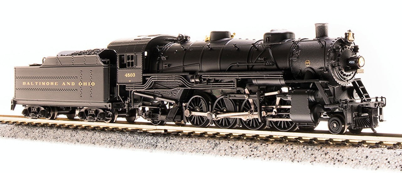 Broadway Limited 5720 N Baltimore & Ohio Light Mikado Steam Loco #4503 w DCC