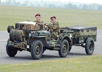 Trident Miniatures 87229 HO British Airborne Jeep Resin Model Kit