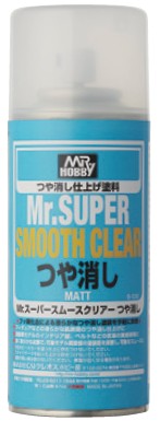 Gunze B530 Mr. Super Smooth Clear Flat 5.7 oz. Spray Can