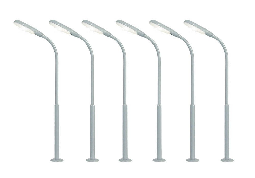 Viessmann Modellspielwaren 6490 N White LED Whip Street Light