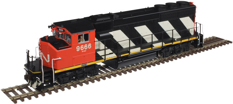 Atlas 10002729 HO CN GP40-2(W) Gold Diesel Locomotive #9666 w/DCC/LokSound